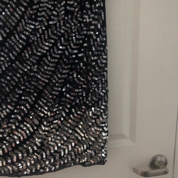 Alice + Olivia Charlie Ombre Sequin Silk Cocktail Dress - Picture 6 of 9